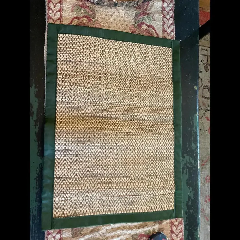 Elegant Handcrafted Elephant Design Place Mats - Set of 5